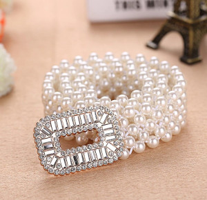 Elastic Belt with Pearl - Img 2