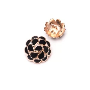 Flower Metal Buttons, 20mm, (6 Pieces/Set) - Img 5