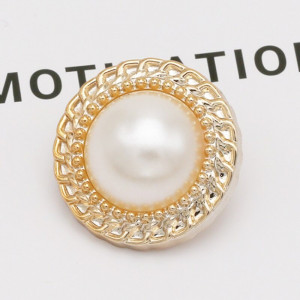Pearl Decorative Buttons, 21 MM
