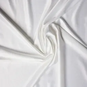 Premium Elastic Taffeta White