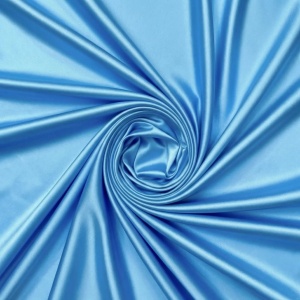 Satin Elastic Albastru Deschis
