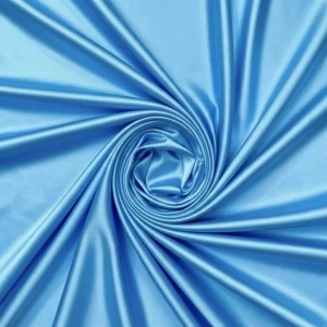 Satin Elastic Albastru Deschis