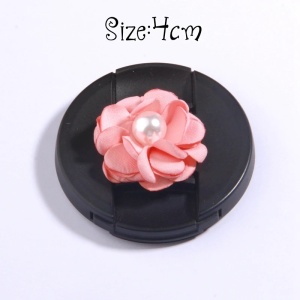 Satin Flower Set, Salmon (6 Pieces/Set) - Img 5