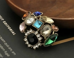 Vintage Decorative Metal Buttons, 40mm - Img 5