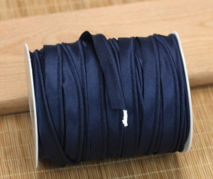 Vipusca Satin, 1cm, Navy Blue
