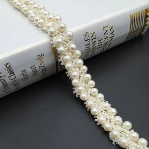 2cm Beaded Beaded Pasmanterie Band
