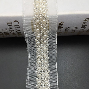 Beards and Pearl Lacing Tape, 2.3 cm - Img 2