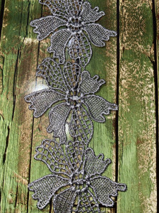 Bow Embroidered Lace, 5cm - Img 3