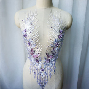 Coupon Applications with Embroidered Crystals Pearl - Img 4
