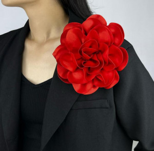 Decorative Satin Flowers, 21cm - Img 7
