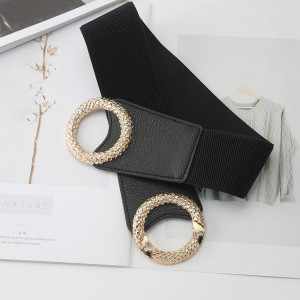 Elasticated Waist Belt with Round Buckle - Img 3