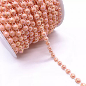 Half Pearl Decorative Tape, Salmon
