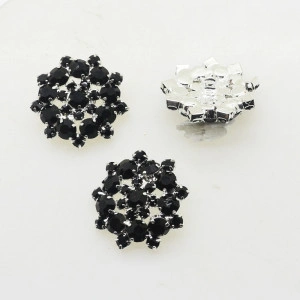 Nasturi Cristale Negre, 22mm, (1 Buc)