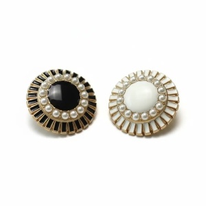 Nasturi Metalici Perle, 23mm (1buc)
