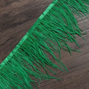 Ostrich Feathers Tape, Green - Img 2