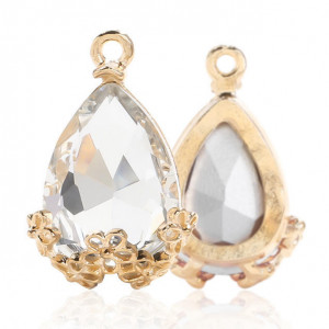 Pandantiv Lacrima Cristal, 10x14 mm - Img 5