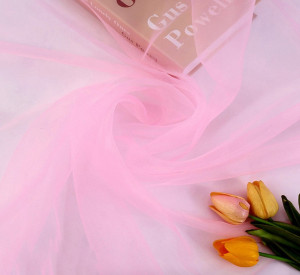 Premium Fine Tulle, 3 M Wide, Light Pink