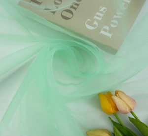 Premium Fine Tulle, 3 M Wide, Mint Green