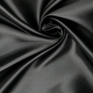 Satin Elastic Negru