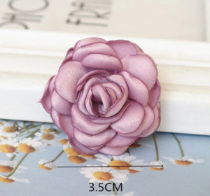 Satin Flowers Set, (6 Pieces/Set) - Img 2
