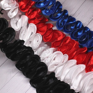 Satin Ruffled Ribbons, 11cm