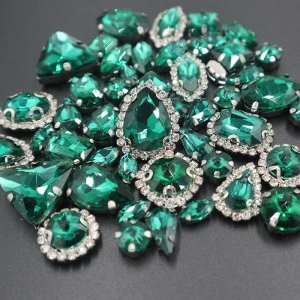 Set Cristale de Cusut, Emerald