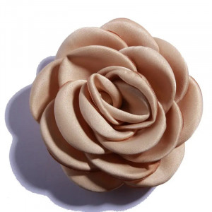 Trandafiri Decorativi din Satin, 9.5 cm (5 bucati/set) - Img 3