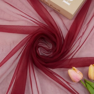 Tulle Fin Premium, 3 M Latime, Bordo