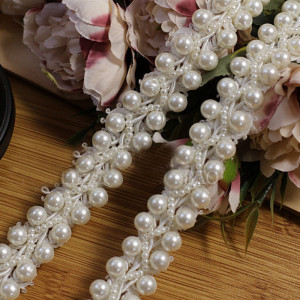 2cm Beaded Beaded Pasmanterie Band - Img 2