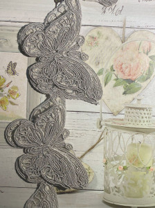 3D Embroidered Butterflies Tape, 6 cm - Img 3