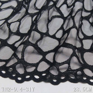 Dantela Neagra Brodata , 28.5 cm - Img 2