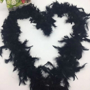Feather Shawl, Turkey Feathers, 2 meters - Img 2
