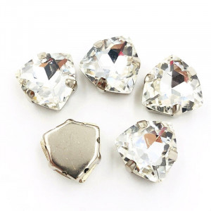 Glass Sewing Stones, 12 MM - Img 2