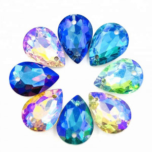 Glass Stitching Crystals, Multicoloured, (5 pieces/set) - Img 2