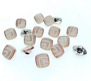 Gold Decorative Buttons 10 MM - Img 1
