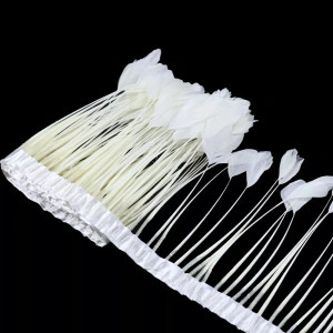 Goose Feathers Tape, White