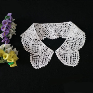 Guler Alb Brodat, 45 x 13cm - Img 1