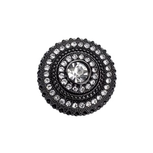 Metal Buttons with Stripes, 23mm (2 pcs/set) - Img 2
