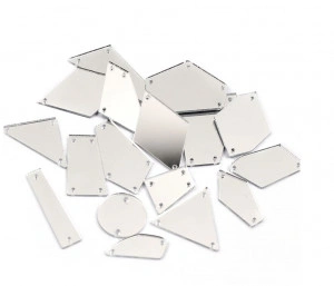 Mirror Type Acryl Sewing Crystals, Clear