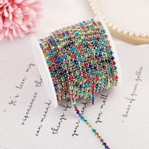 Multicolor Rhinestones Chain - Img 1