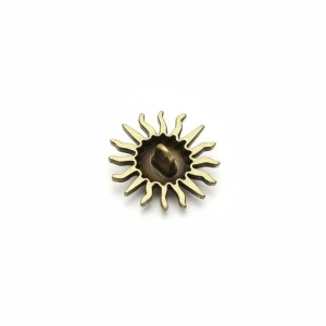 Nasturi Vintage Soare, 19mm/24mm (1buc) - Img 2