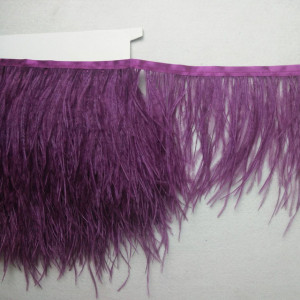 Ostrich Feathers Tape, Plum Purple