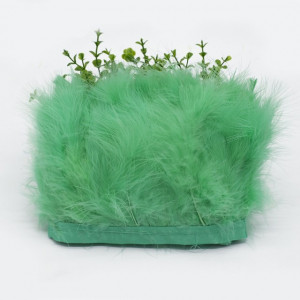 Swan Feathers Tape, Dark Mint Green.