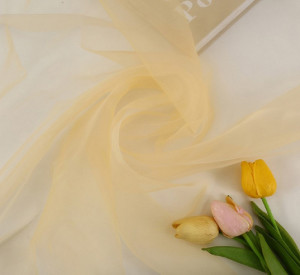 Tulle Fin Premium, 3 M Latime, Crem