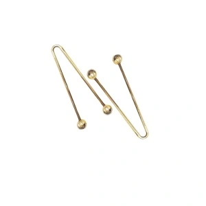 Accesoriu Metalic V pentru haine, 31x66 mm - Img 2