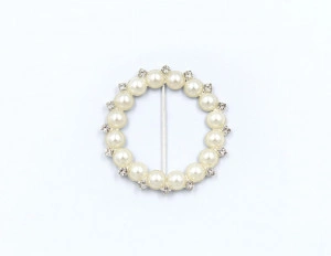 Crystals & Pearl Buckle