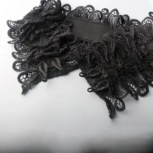 Curea Elastica Talie Tip Corset Dantela - Img 3