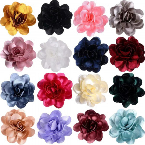 Decorative Satin Flowers, 7cm