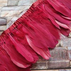 Dove Feathers Tape, Burgundy