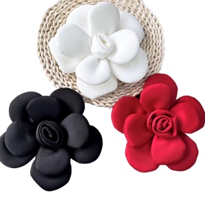 Flori Textile Decorative 3D, 21x 21 cm